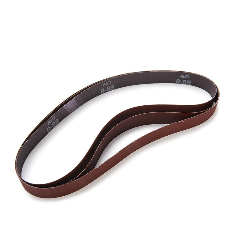 Aluminum Oxide Sanding Belt - 1" x 30" - 3 Pack - Size:1" x 30" - Grit:400 Grit